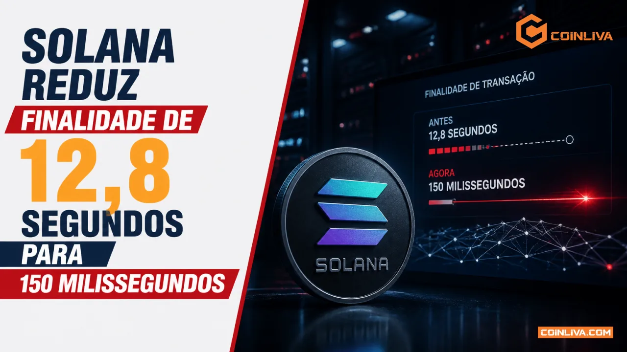 Solana reduz finalidade de 12,8 segundos para 150 milissegundos