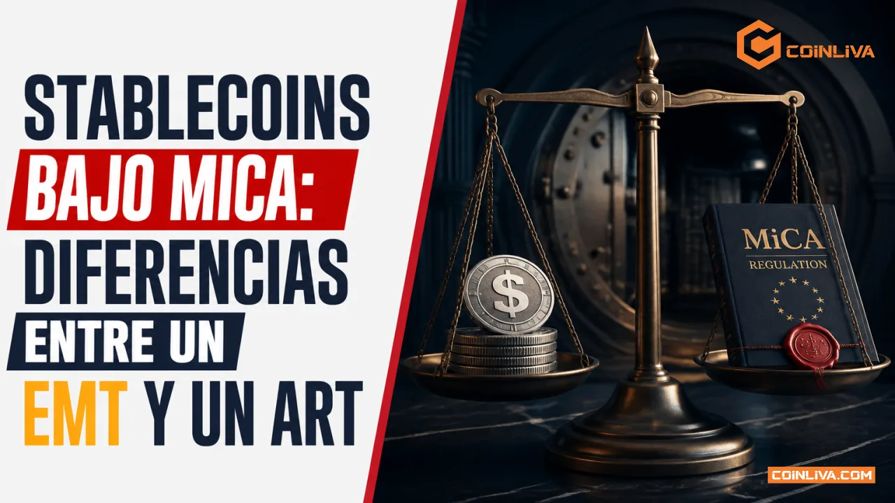 Stablecoins bajo MiCA: diferencias entre un EMT y un ART
