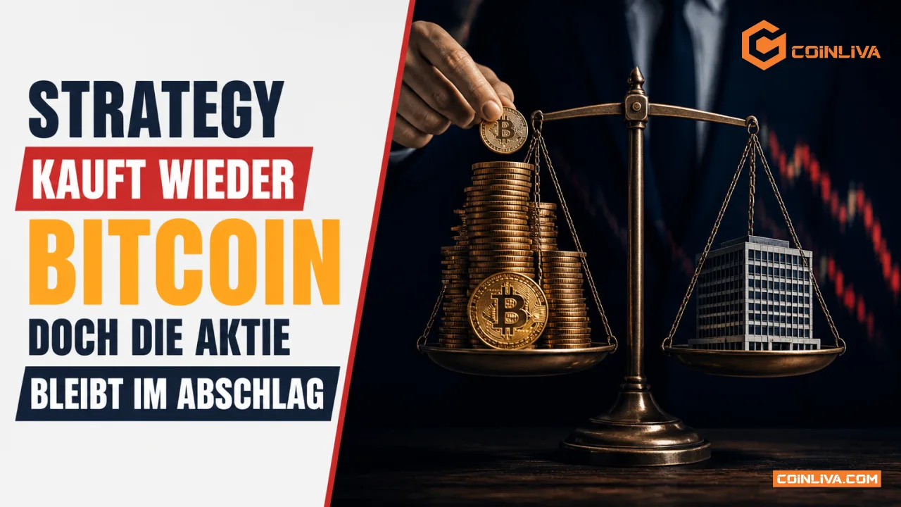 Strategy kauft wieder Bitcoin, doch die Aktie bleibt im Abschlag