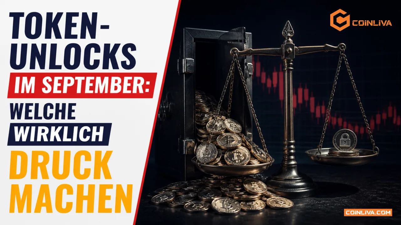Token-Unlocks im September: Welche wirklich Druck machen