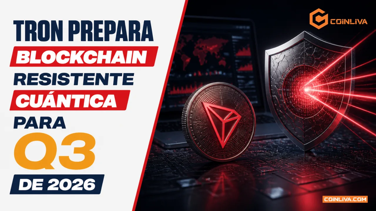 Tron prepara blockchain resistente cuántica para Q3 de 2026