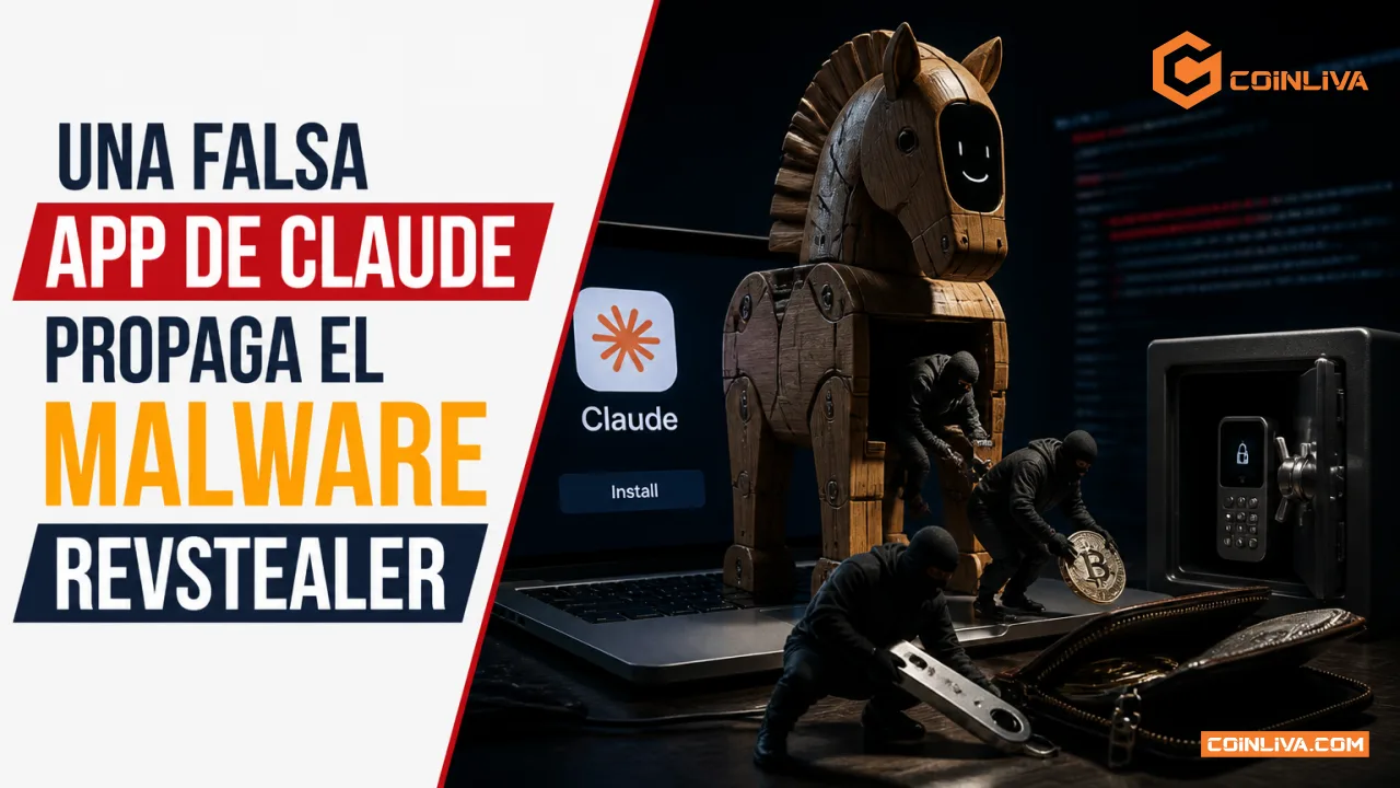 Una falsa app de Claude propaga el malware RevStealer