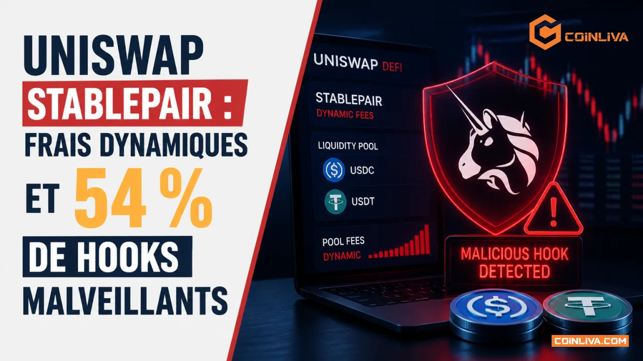 Uniswap StablePair : frais dynamiques et 54 % de hooks malveillants