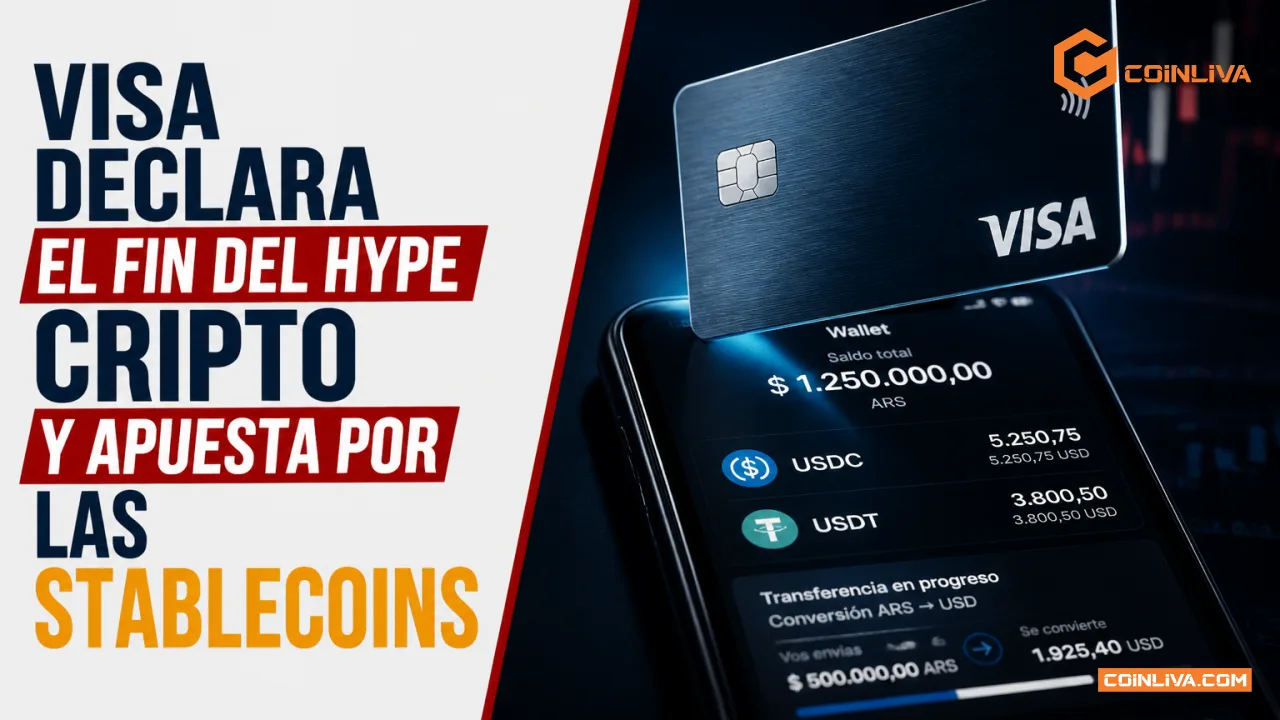 Visa declara el fin del hype cripto y apuesta por las stablecoins