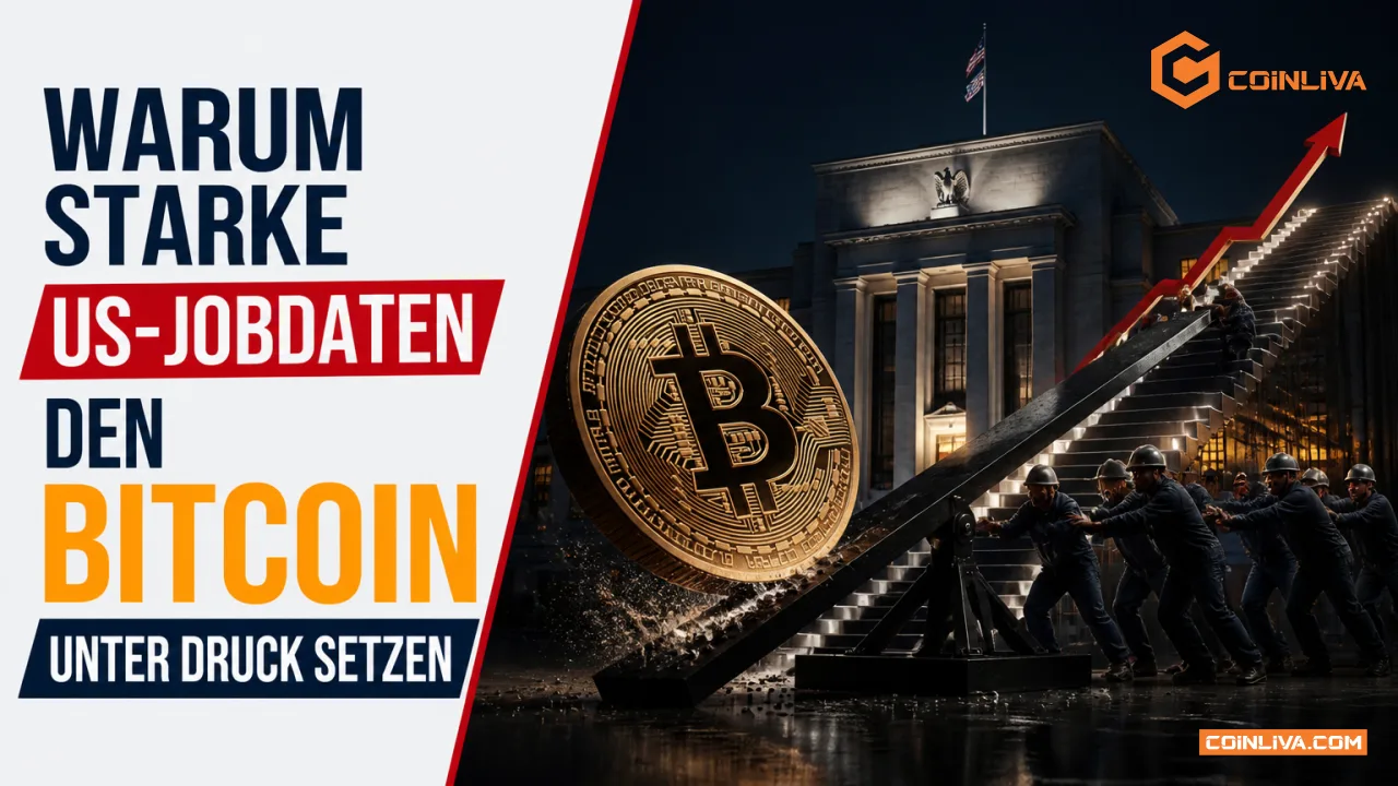 Warum starke US-Jobdaten den Bitcoin unter Druck setzen