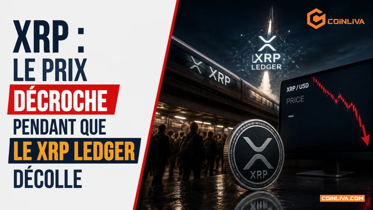XRP : le prix décroche pendant que le XRP Ledger décolle