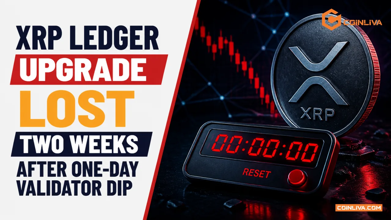XRP Ledger Upgrade Lost Two Weeks After One-Day Validator Dip