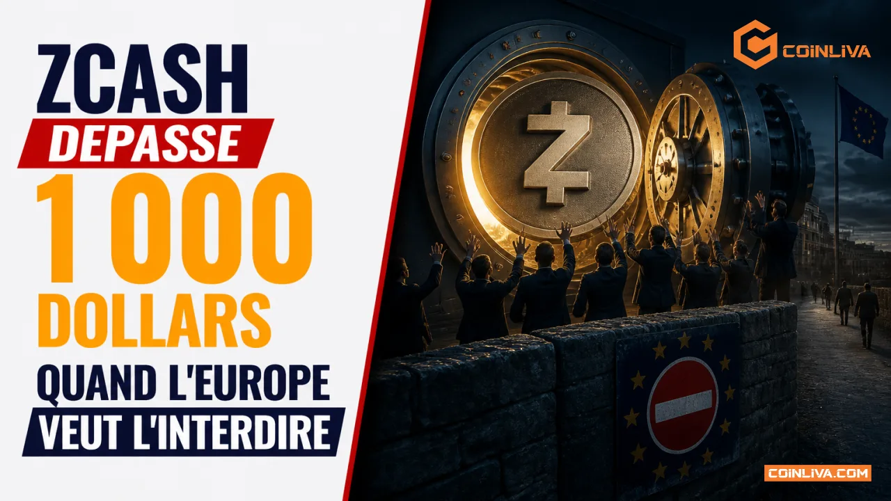 Zcash depasse 1 000 dollars quand l'Europe veut l'interdire