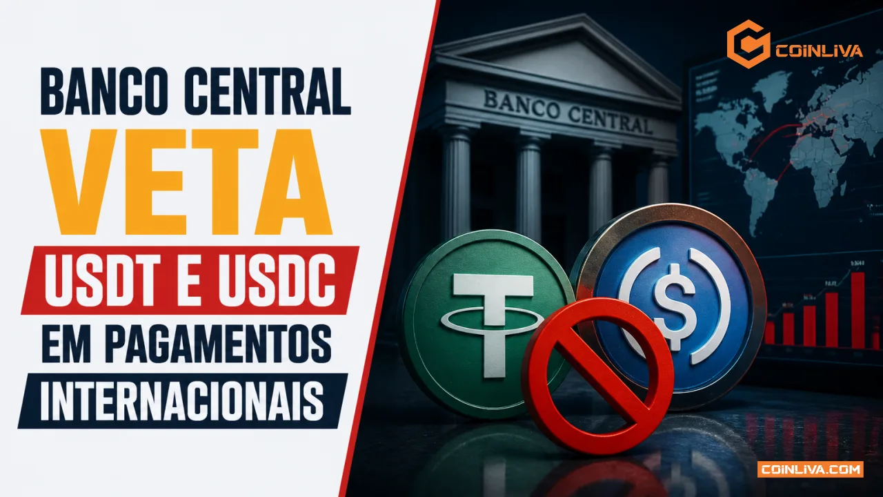 Banco Central veta USDT e USDC em pagamentos internacionais