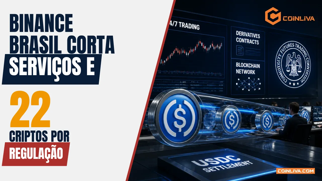 Binance Brasil corta serviços e 22 criptos por regulação