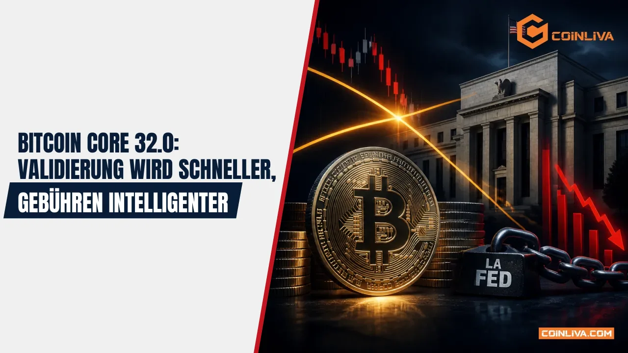 Bitcoin Core 32.0: Validierung wird schneller, Gebühren intelligenter