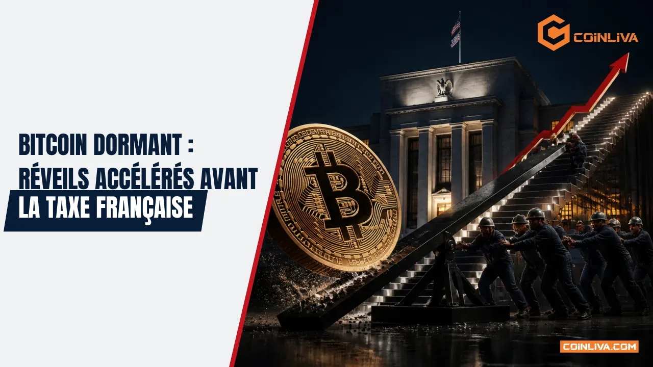 Bitcoin dormant : réveils accélérés avant la taxe française