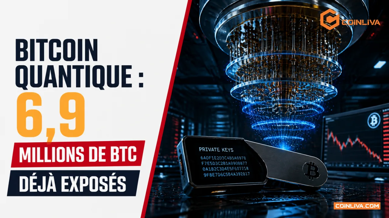 Bitcoin quantique : 6,9 millions de BTC déjà exposés
