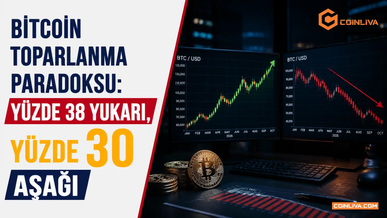 Bitcoin Toparlanma Paradoksu: Yüzde 38 Yukarı, Yüzde 30 Aşağı