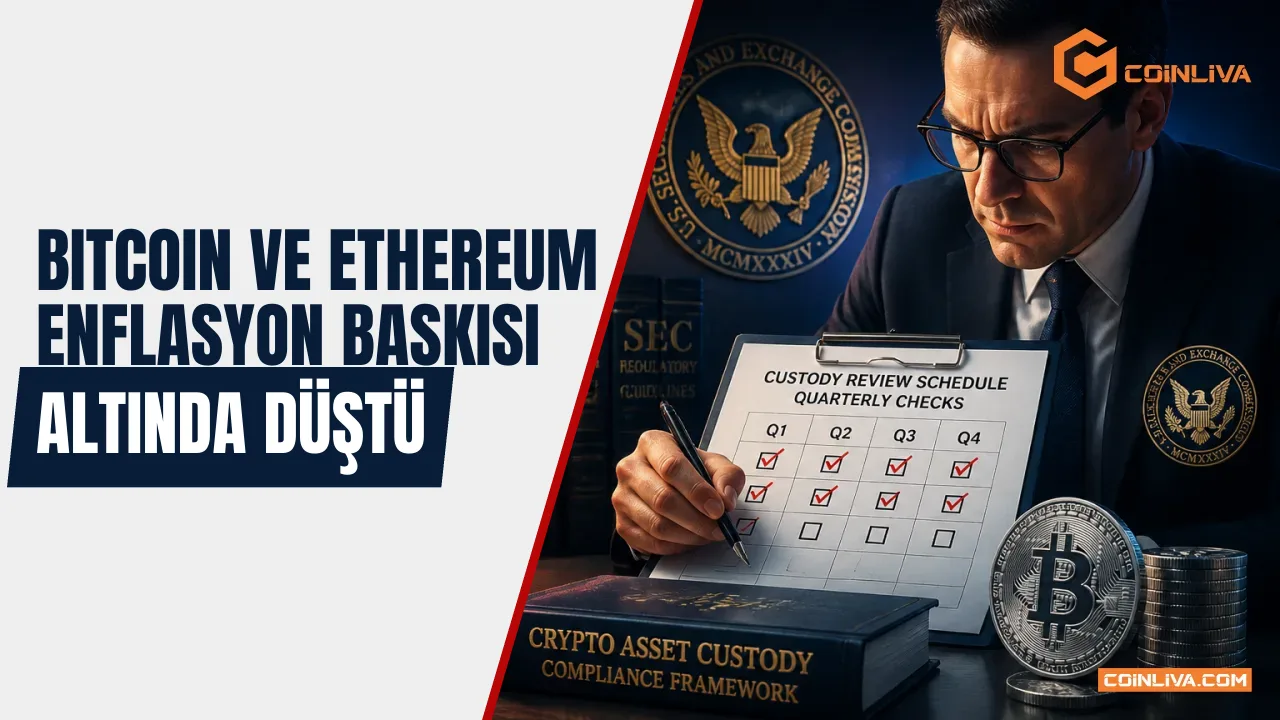 Bitcoin ve Ethereum enflasyon baskısı altında düştü