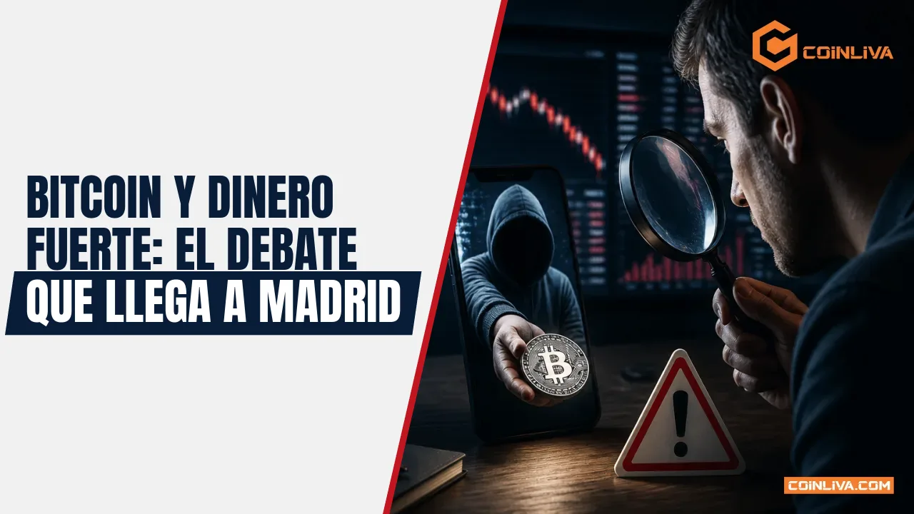 Bitcoin y dinero fuerte: el debate que llega a Madrid
