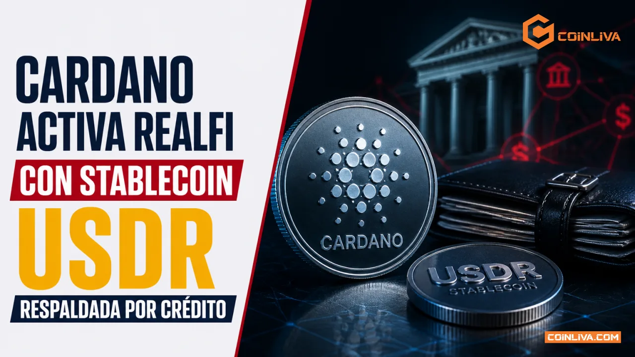 Cardano activa RealFi con stablecoin USDr respaldada por crédito