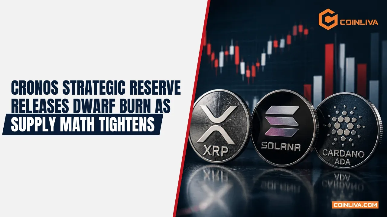 Cronos Strategic Reserve Releases Dwarf Burn as Supply Math Tightens