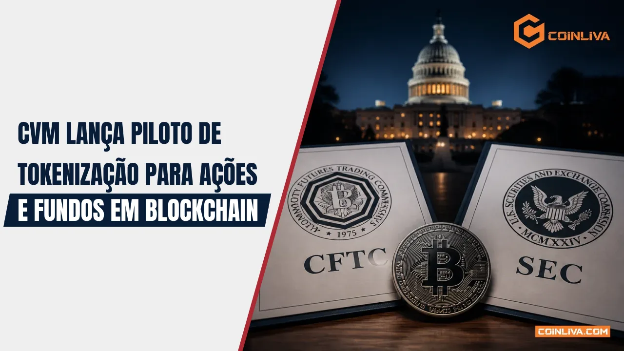 CVM lança piloto de tokenização para ações e fundos em blockchain