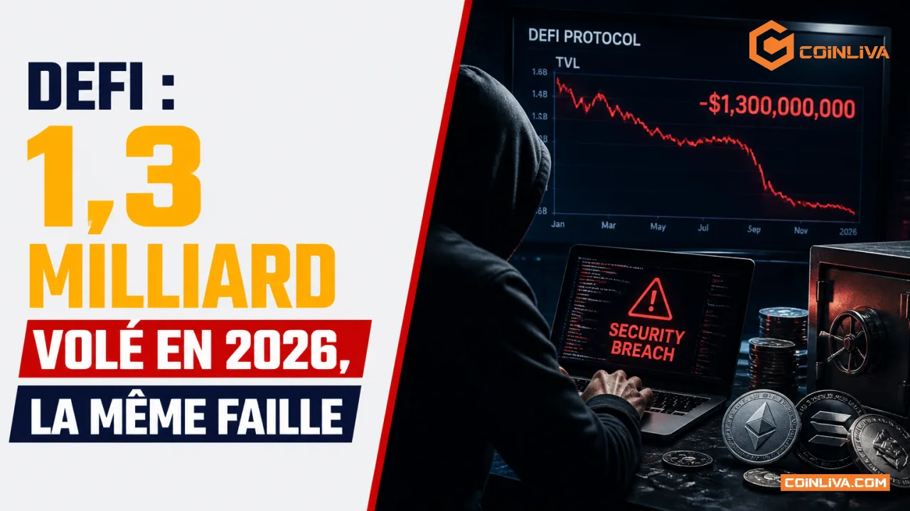 DeFi : 1,3 milliard volé en 2026, la même faille