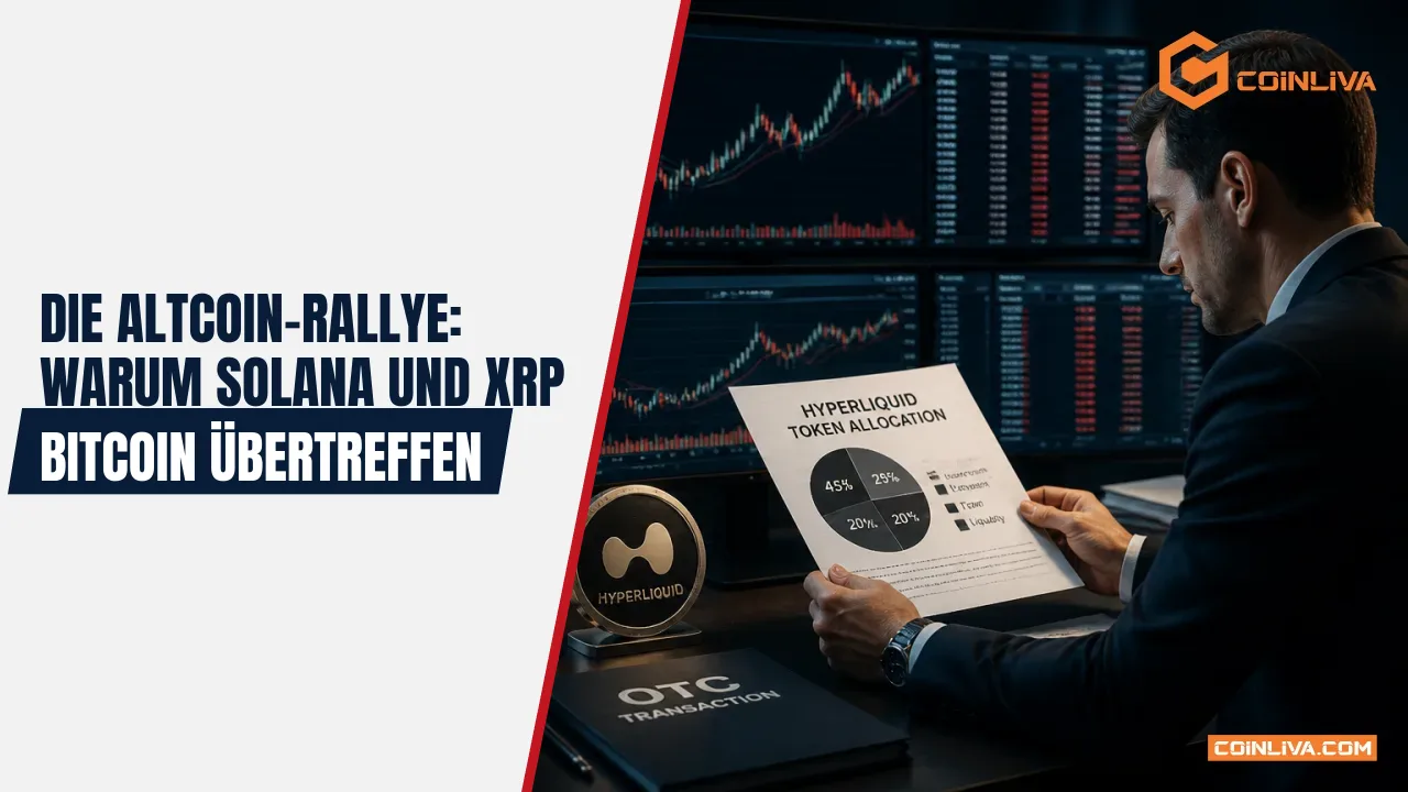 Die Altcoin-Rallye: Warum Solana und XRP Bitcoin übertreffen
