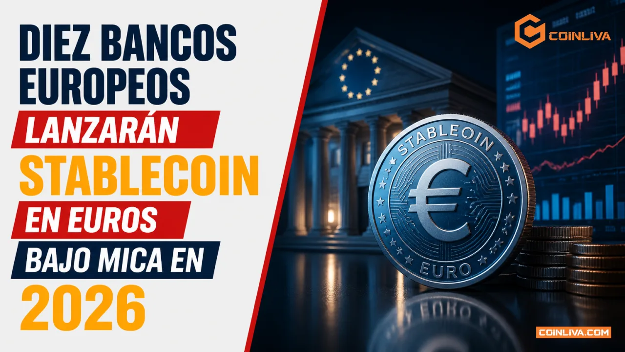 Diez bancos europeos lanzarán stablecoin en euros bajo MiCA en 2026