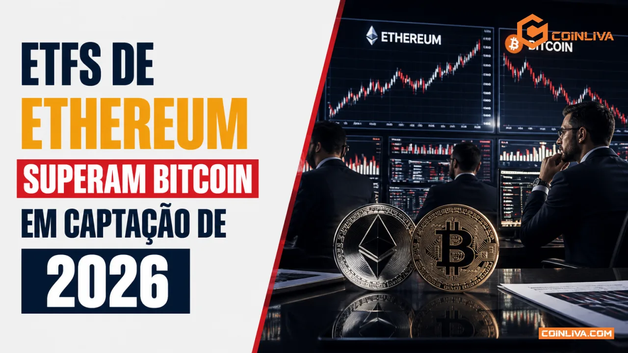 ETFs de Ethereum Superam Bitcoin em Captação de 2026