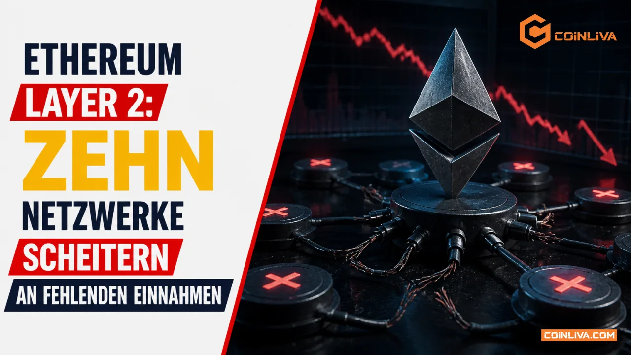 Ethereum Layer 2: Zehn Netzwerke scheitern an fehlenden Einnahmen