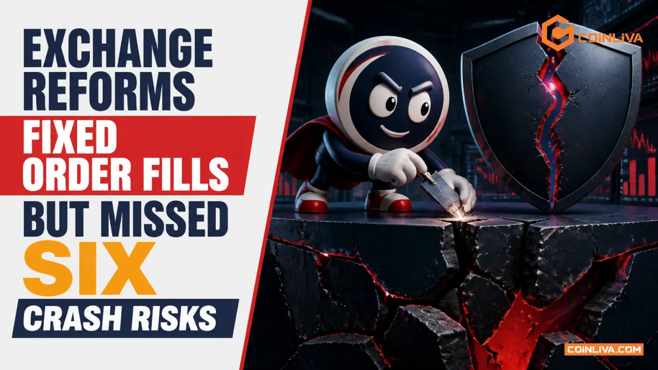 Exchange reforms fixed order fills but missed six crash risks