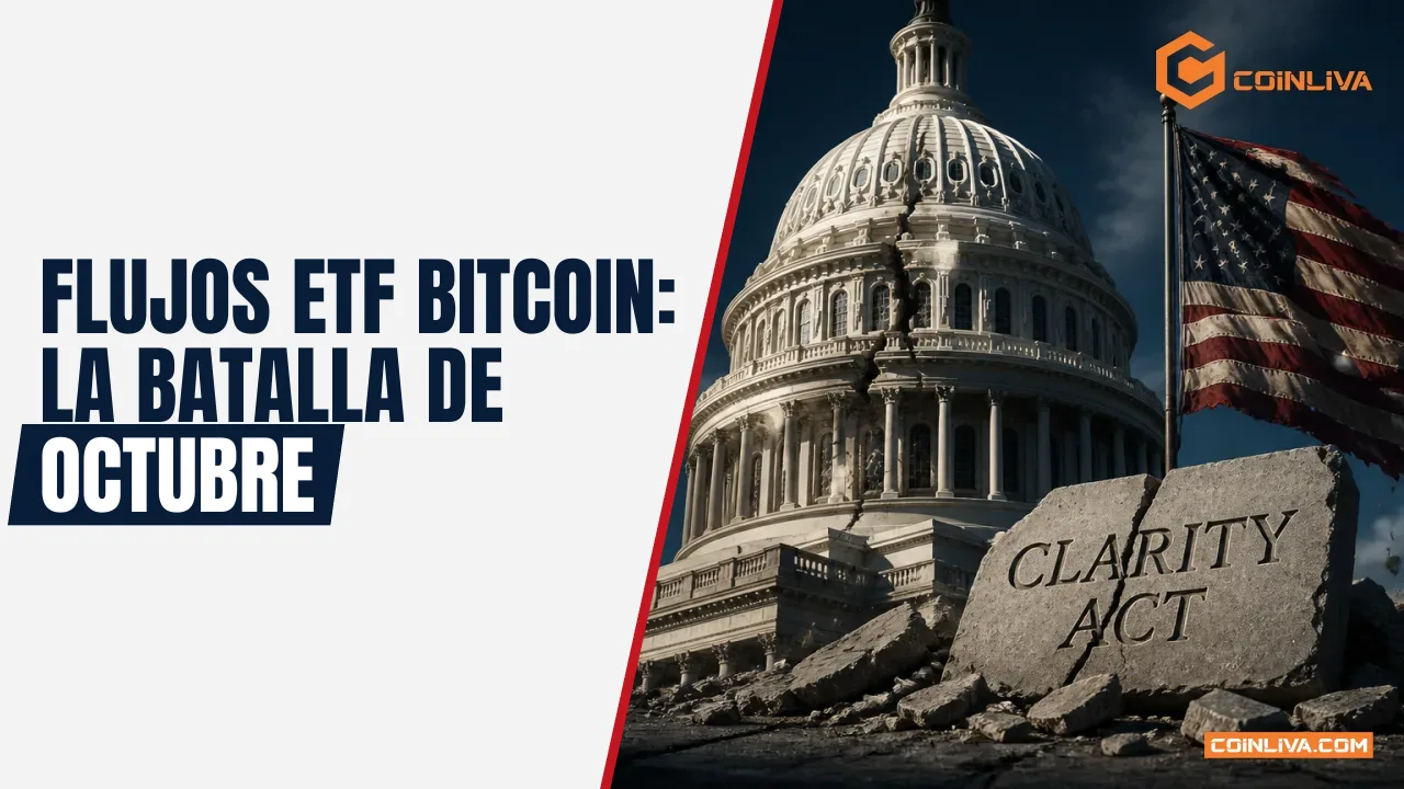 Flujos ETF Bitcoin: la batalla de octubre