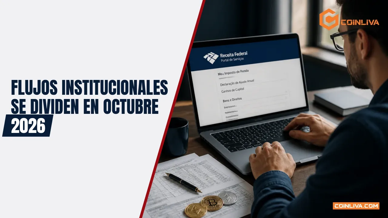 Flujos institucionales se dividen en octubre 2026