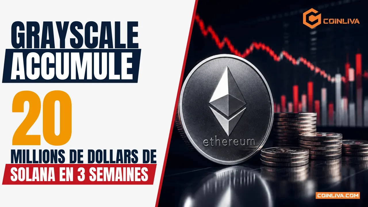 Grayscale accumule 20 millions de dollars de Solana en 3 semaines