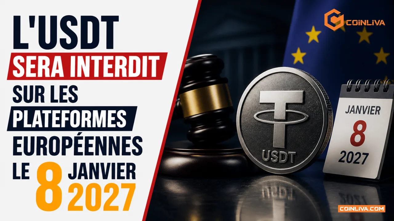 L'USDT sera interdit sur les plateformes européennes le 8 janvier 2027
