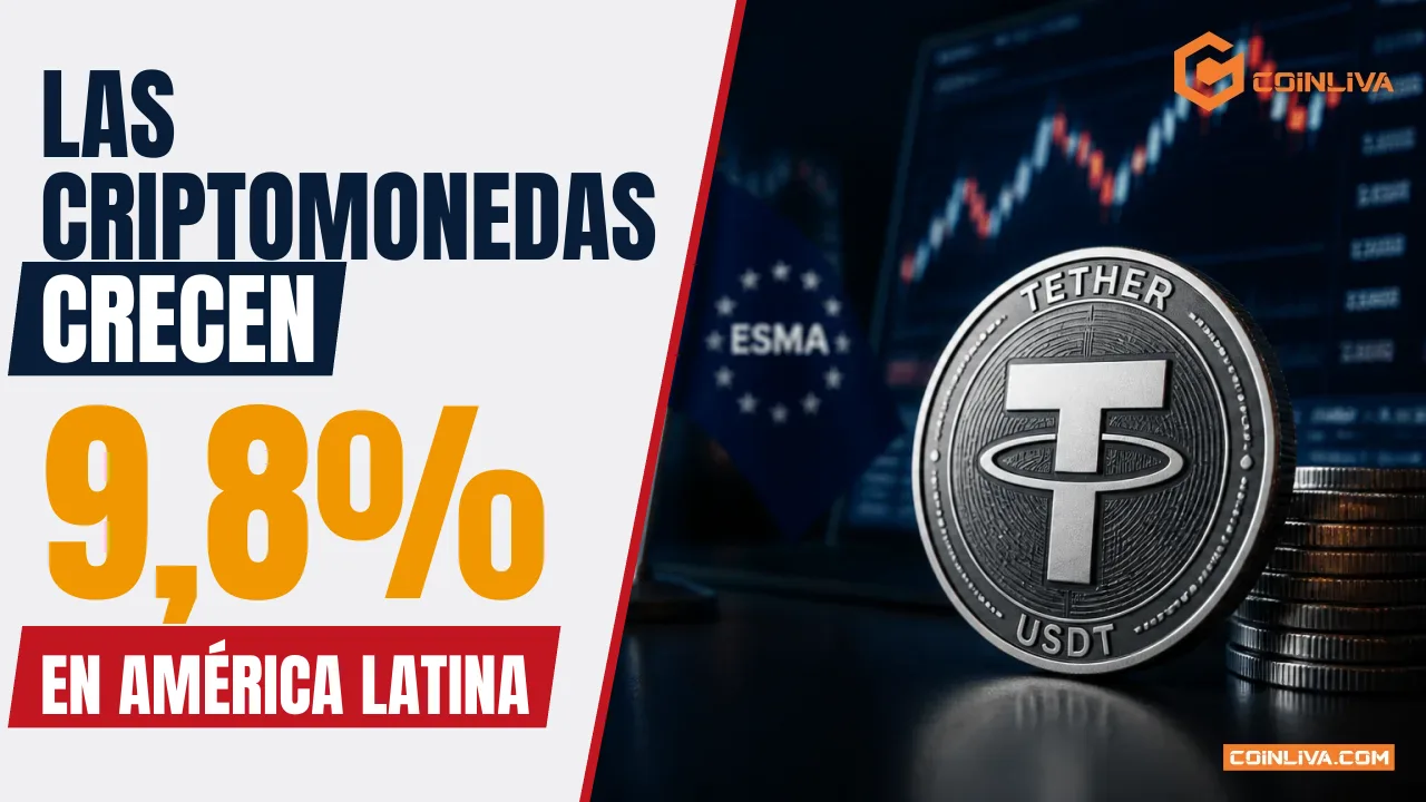 Las criptomonedas crecen 9,8% en América Latina