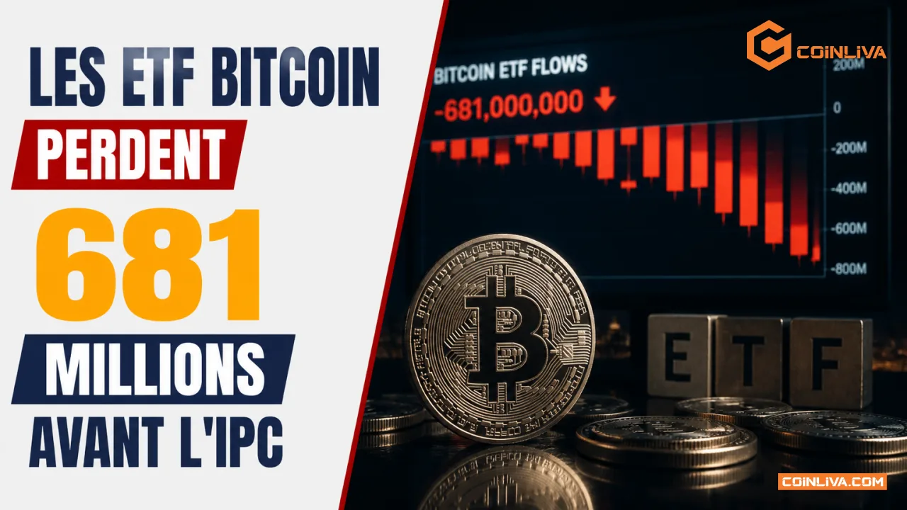 Les ETF Bitcoin perdent 681 millions avant l'IPC