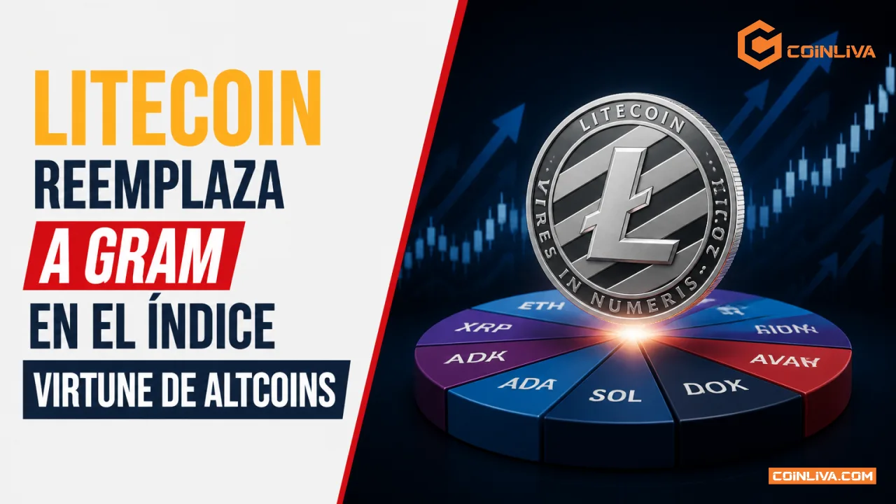 Litecoin reemplaza a Gram en el índice Virtune de altcoins