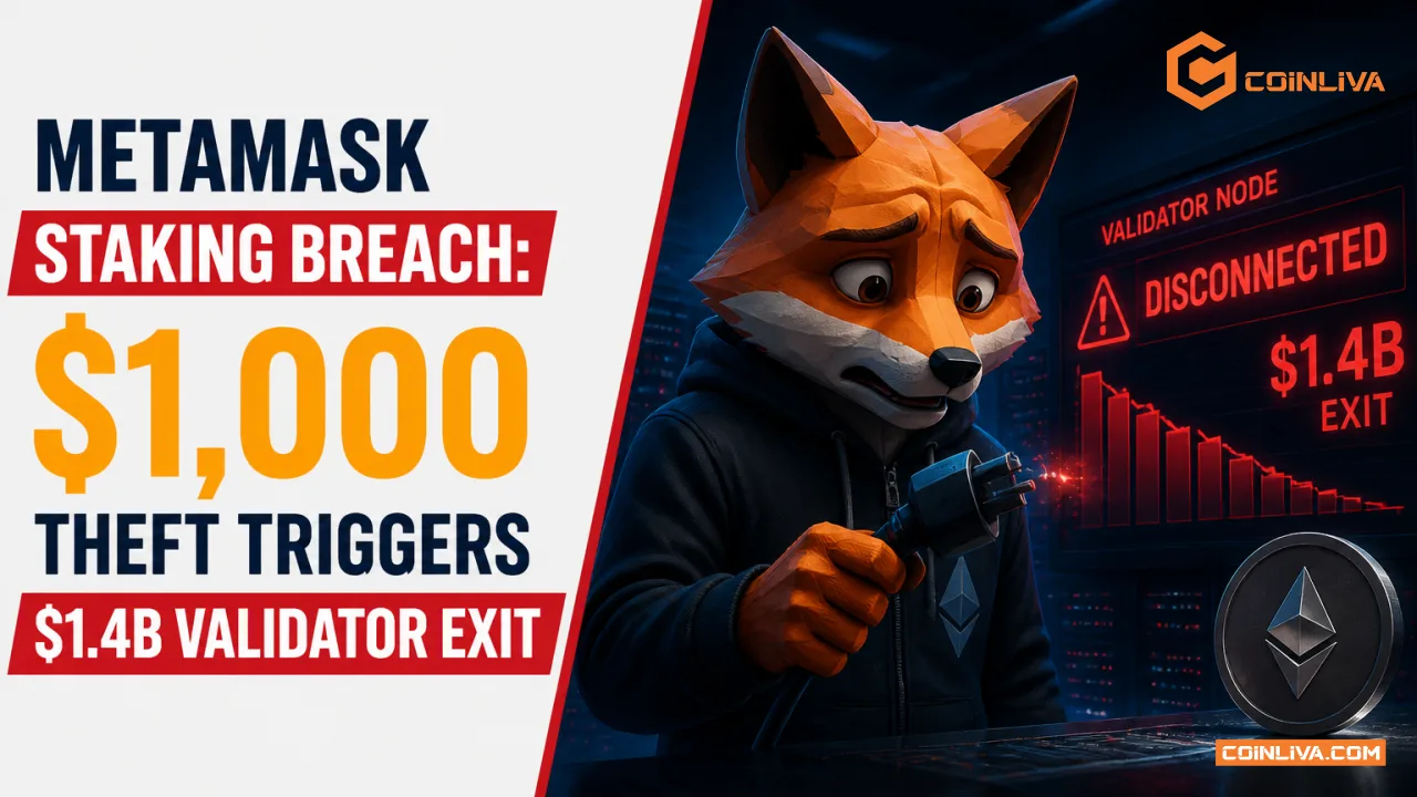 MetaMask Staking Breach: $1,000 Theft Triggers $1.4B Validator Exit