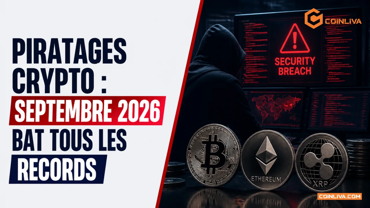 Piratages crypto : septembre 2026 bat tous les records