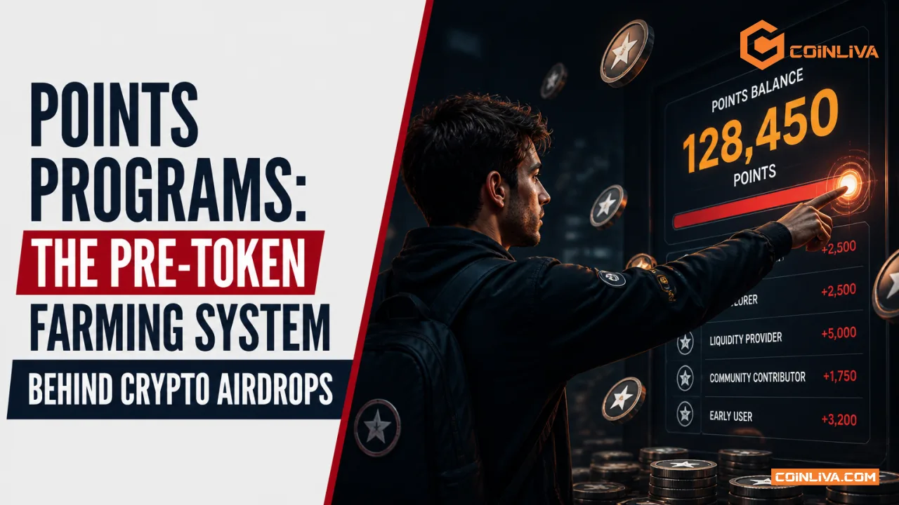 Points Programs: The Pre-Token Farming System Behind Crypto Airdrops