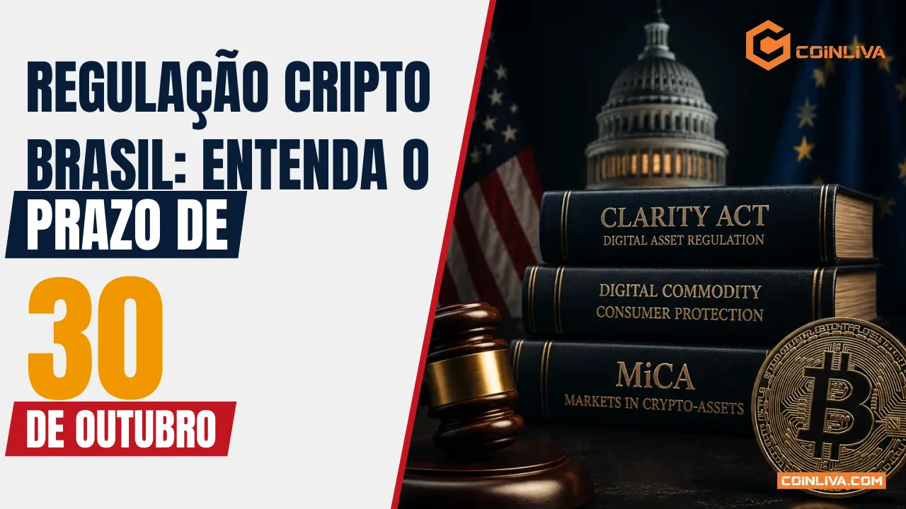 Regulação cripto Brasil: entenda o prazo de 30 de outubro