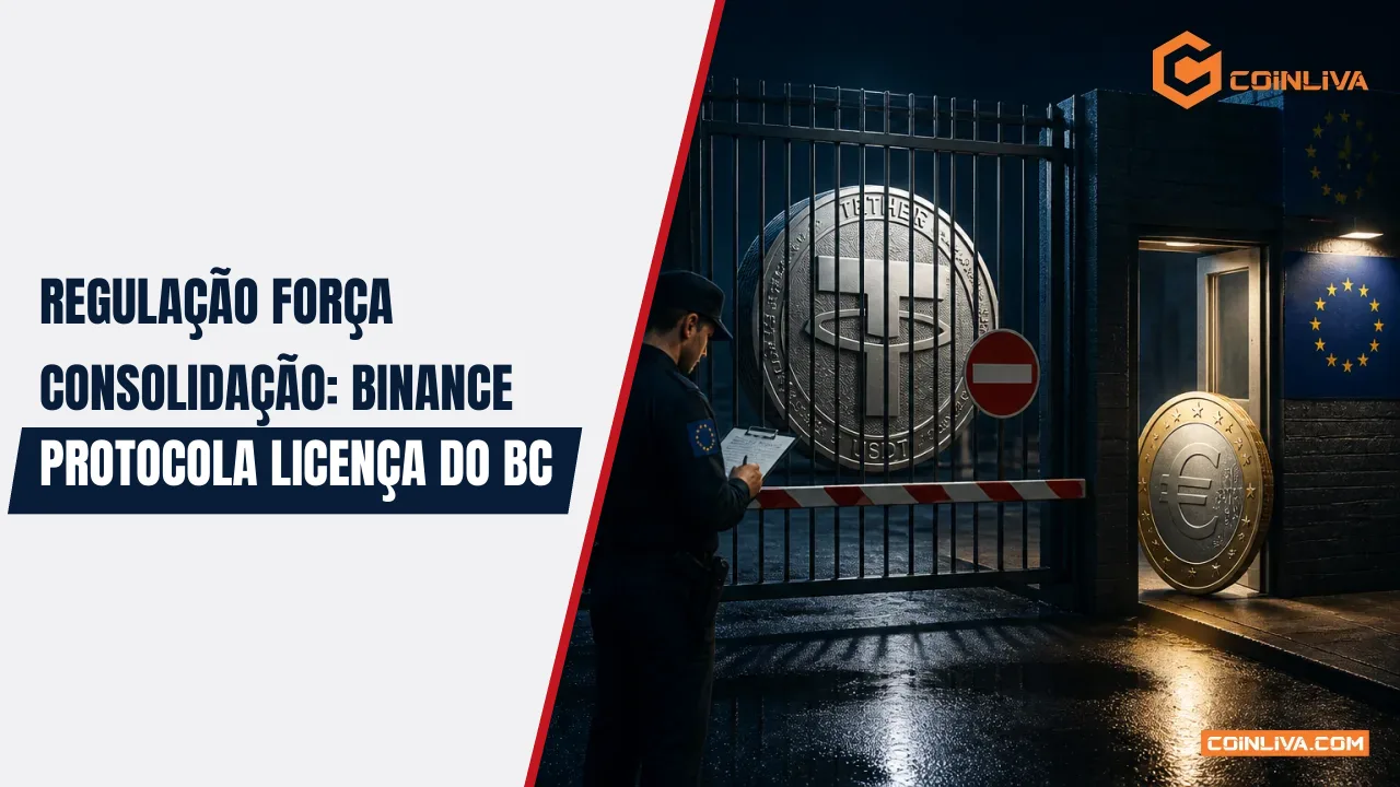 Regulação Força Consolidação: Binance Protocola Licença do BC
