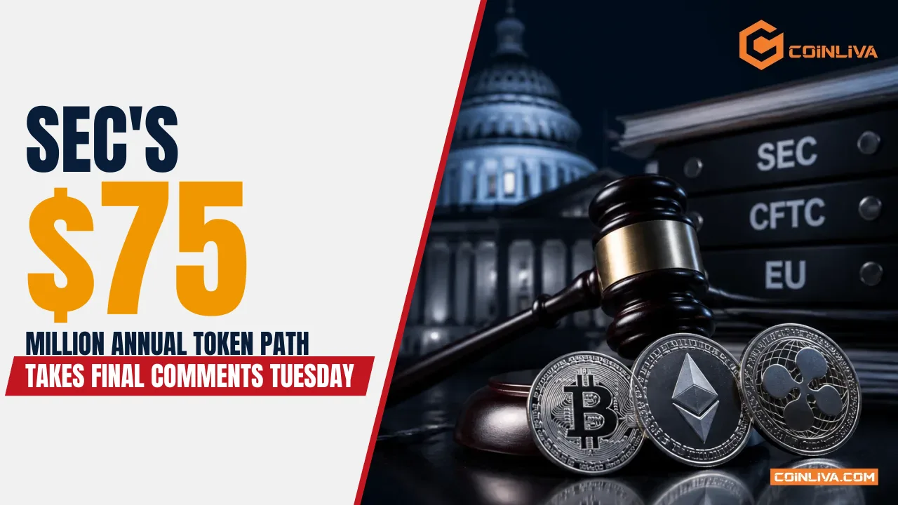 SEC's $75 Million Annual Token Path Takes Final Comments Tuesday