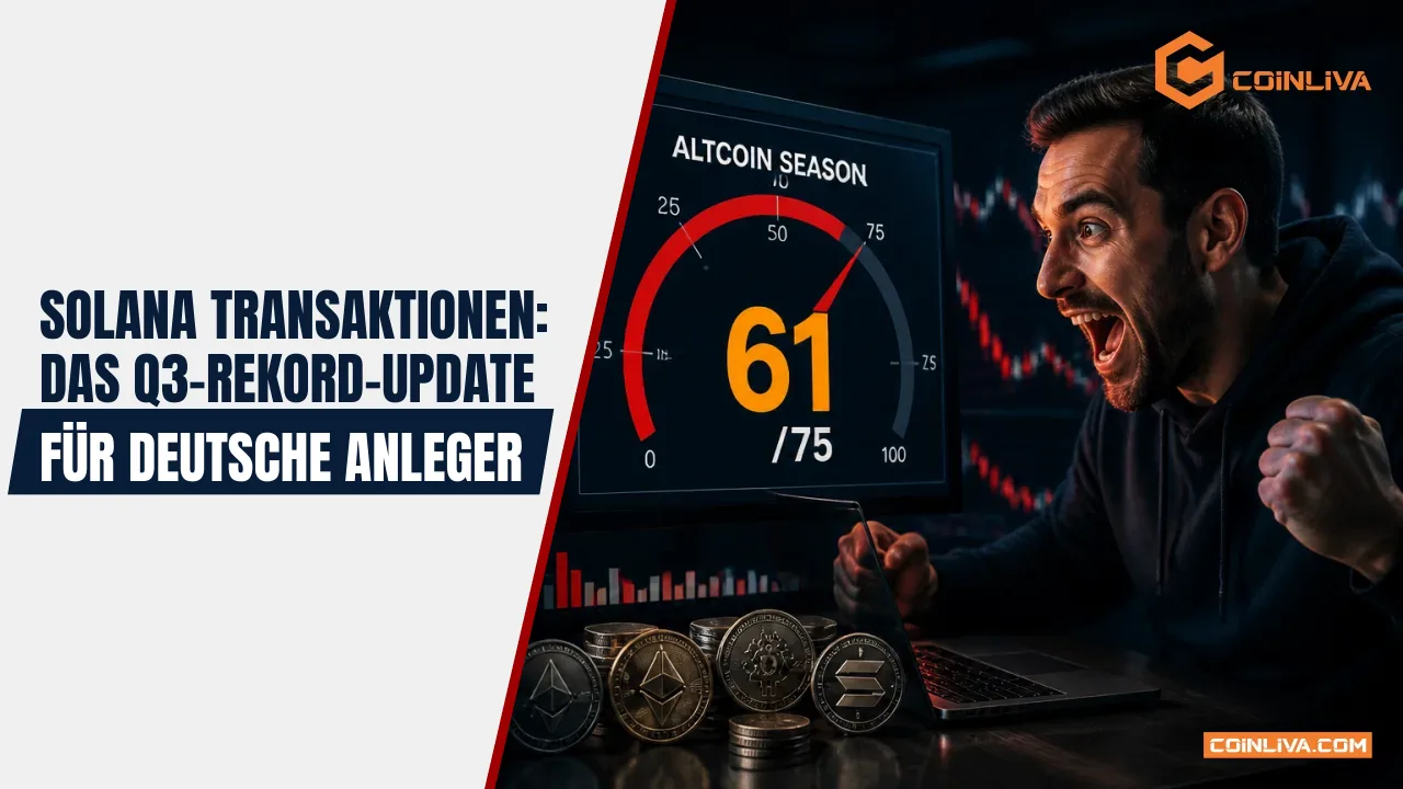 Solana Transaktionen: Das Q3-Rekord-Update für deutsche Anleger