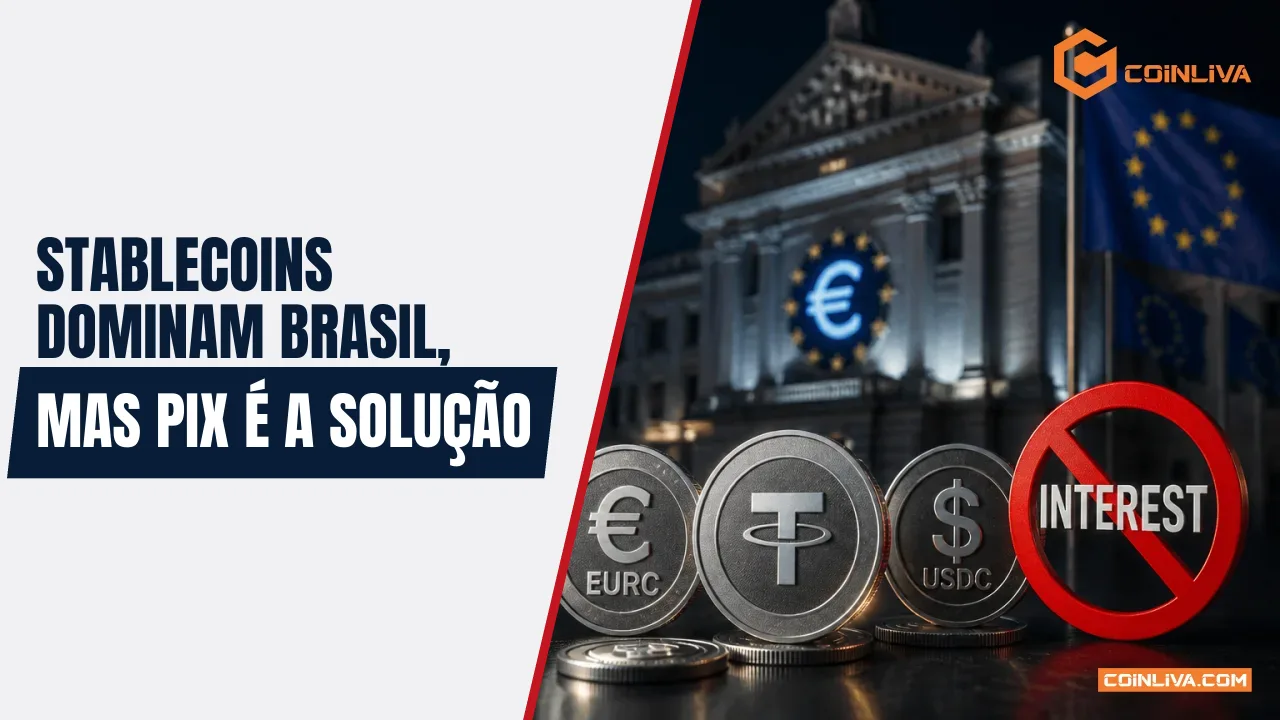 Stablecoins Dominam Brasil, Mas Pix é a Solução