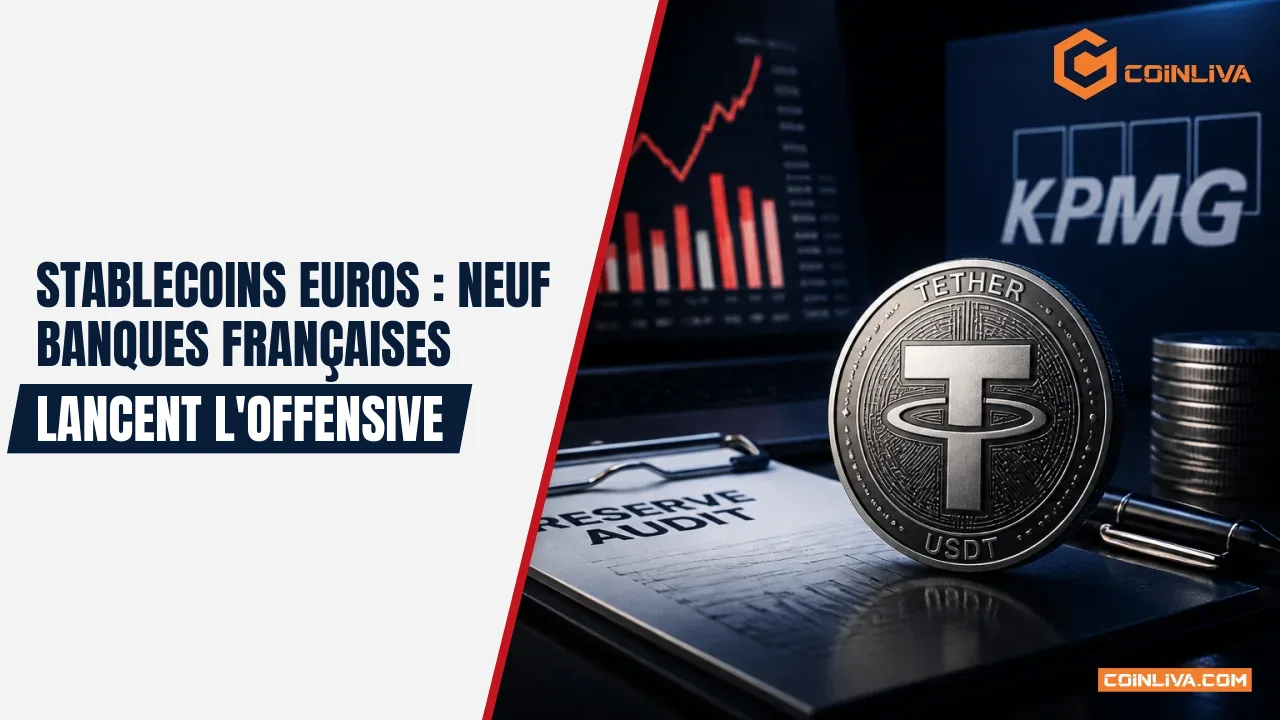Stablecoins euros : neuf banques françaises lancent l'offensive
