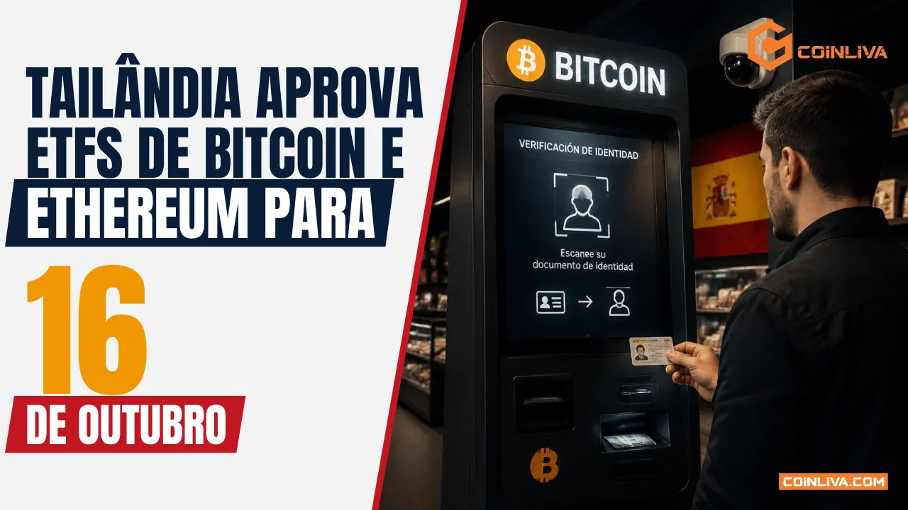 Tailândia aprova ETFs de Bitcoin e Ethereum para 16 de outubro