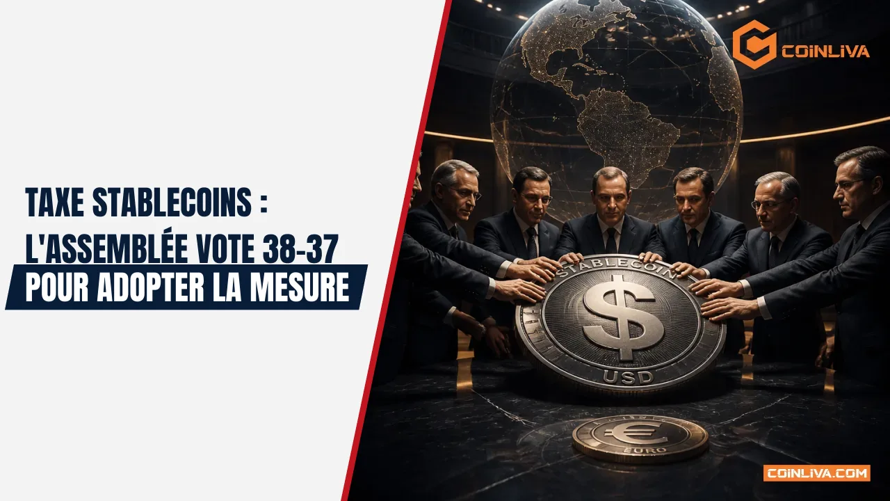 Taxe stablecoins : l'Assemblée vote 38-37 pour adopter la mesure