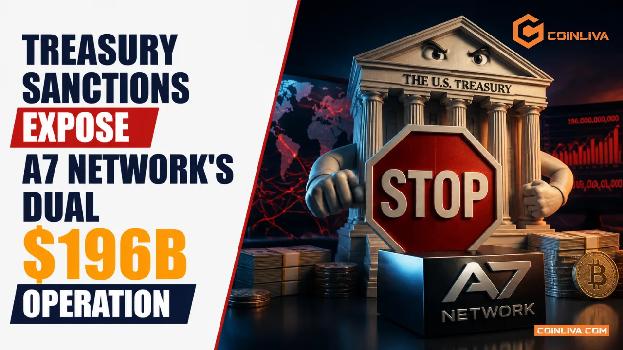 Treasury Sanctions Expose A7 Network's Dual $196B Operation