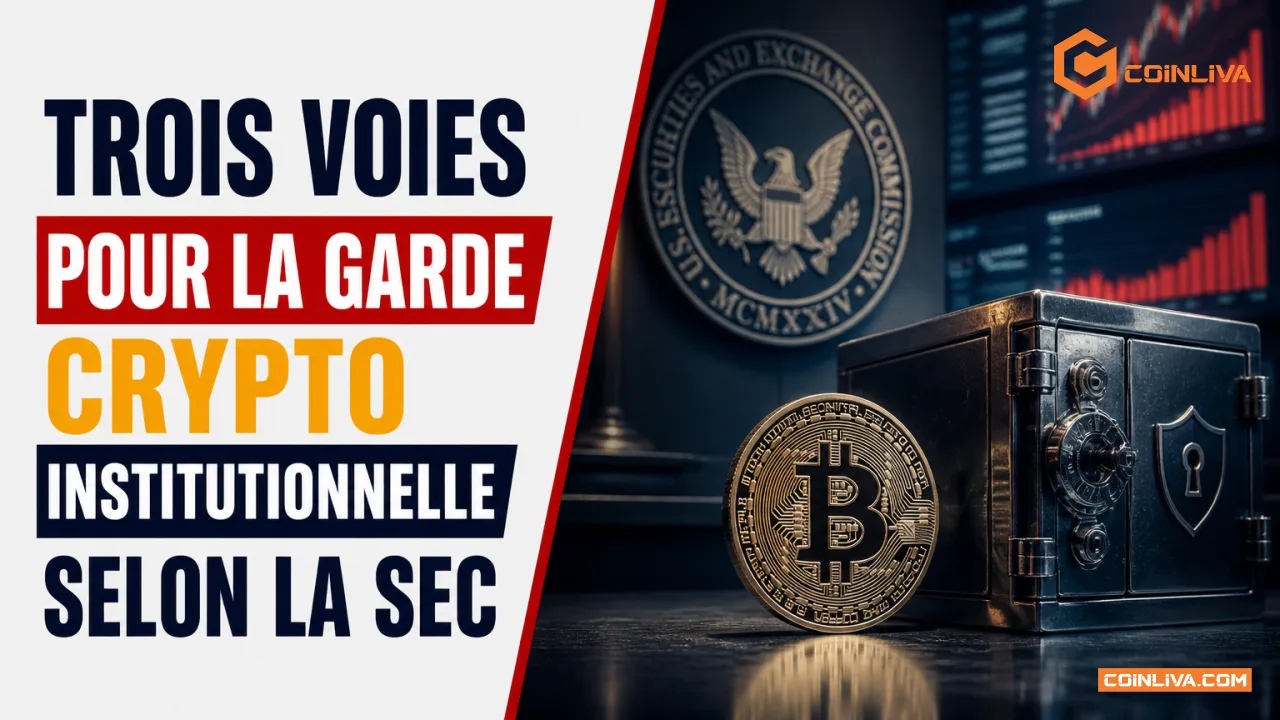 Trois voies pour la garde crypto institutionnelle selon la SEC
