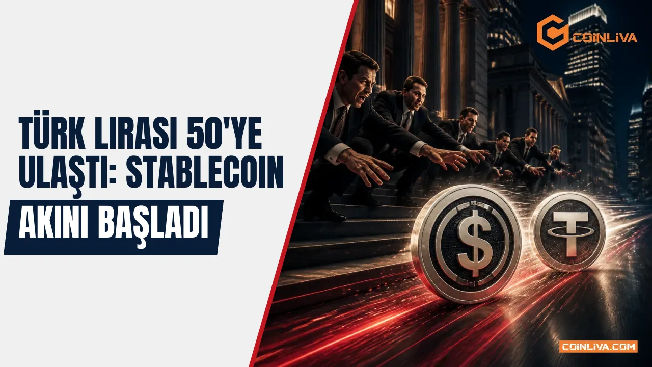 Türk Lirası 50'ye Ulaştı: Stablecoin Akını Başladı
